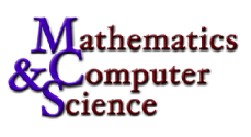 [Department of Mathematics and Computer Science]